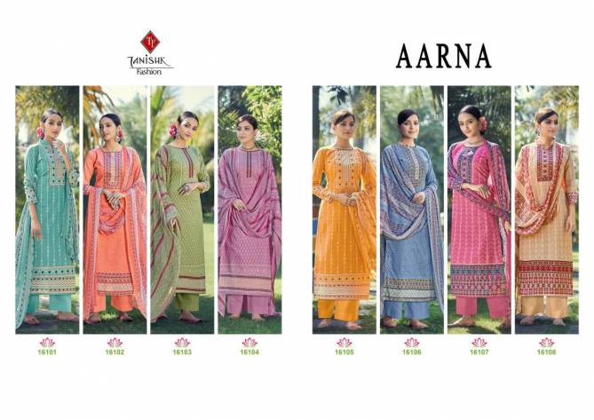 TANISHK AARNA Latest Fancy Casual Wear Pure lawn cambric Digital Designer Print Salwar Suit Collection
